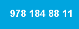 978 184 88 11